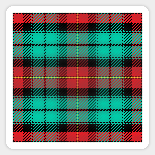 Scottish Tartan MacDonald of P.E. Island (Donald of P.E. Island) Ancient Clan Circle Necklace Classic Style